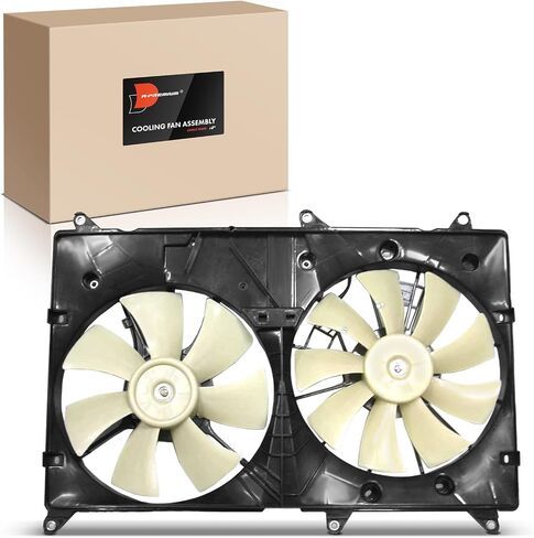 A-Premium Engine Radiator Cooling Fan Assembly Compatible with Select Toyota & Lexus Models - Highlander, RX300, 2001 2002 2003, 3.0L - Replace# 16361-20070, 1636320360 in Saudi Arabia