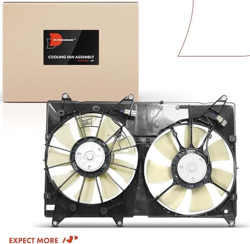 A-Premium Engine Radiator Cooling Fan Assembly Compatible with Select Toyota & Lexus Models - Highlander, RX300, 2001 2002 2003, 3.0L - Replace# 16361-20070, 1636320360 in Saudi Arabia