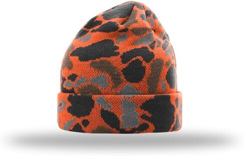 قبعة شتوية مزدوجة الطبقات من Richardson 126 Duck Camo | قبعة محبوكة من مزيج البوليستر عالي التمدد من الأكريليك | العبوات السائبة المتاحة in Kuwait