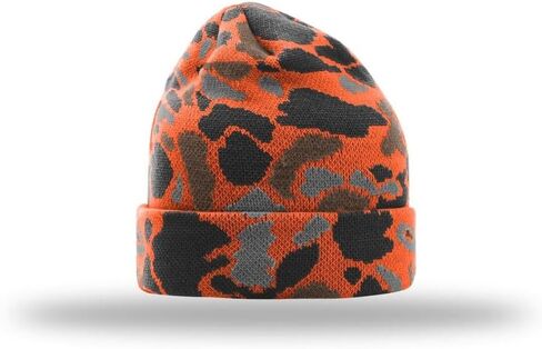 قبعة شتوية مزدوجة الطبقات من Richardson 126 Duck Camo | قبعة محبوكة من مزيج البوليستر عالي التمدد من الأكريليك | العبوات السائبة المتاحة in Kuwait