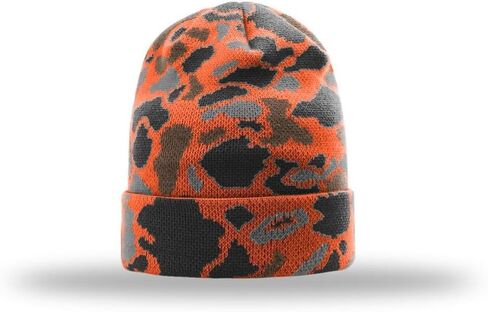 قبعة شتوية مزدوجة الطبقات من Richardson 126 Duck Camo | قبعة محبوكة من مزيج البوليستر عالي التمدد من الأكريليك | العبوات السائبة المتاحة in Kuwait