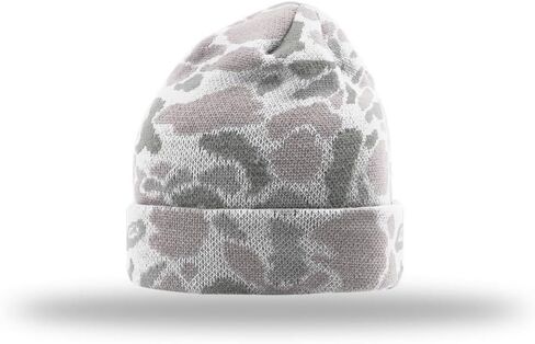 قبعة شتوية مزدوجة الطبقات من Richardson 126 Duck Camo | قبعة محبوكة من مزيج البوليستر عالي التمدد من الأكريليك | العبوات السائبة المتاحة in Kuwait