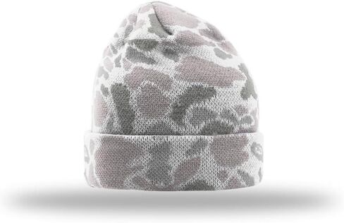 قبعة شتوية مزدوجة الطبقات من Richardson 126 Duck Camo | قبعة محبوكة من مزيج البوليستر عالي التمدد من الأكريليك | العبوات السائبة المتاحة in Kuwait