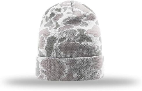 قبعة شتوية مزدوجة الطبقات من Richardson 126 Duck Camo | قبعة محبوكة من مزيج البوليستر عالي التمدد من الأكريليك | العبوات السائبة المتاحة in Kuwait