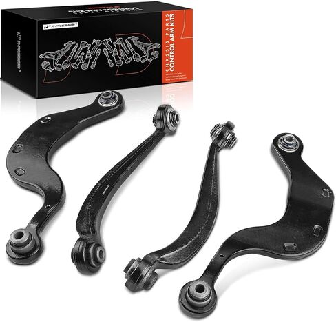 A-Premium Set of 4, Rear Forward & Rearward Upper Control Arm Kit, with Bushing, Compatible with Chevrolet Traverse 09-17, GMC Acadia (Limited) 07-17, Buick Enclave 08-17, Saturn Outlook 07-10 in Saudi Arabia