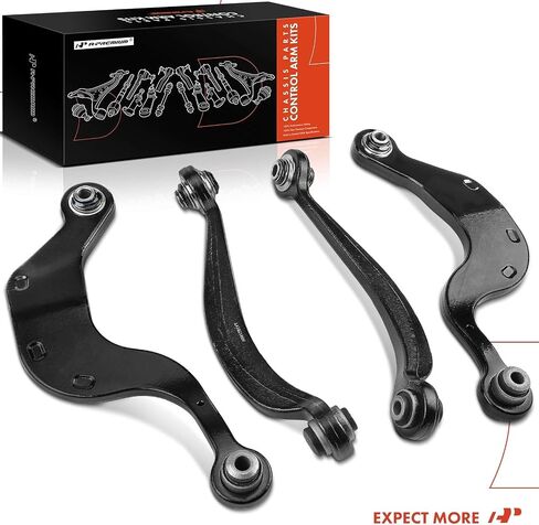 A-Premium Set of 4, Rear Forward & Rearward Upper Control Arm Kit, with Bushing, Compatible with Chevrolet Traverse 09-17, GMC Acadia (Limited) 07-17, Buick Enclave 08-17, Saturn Outlook 07-10 in Saudi Arabia