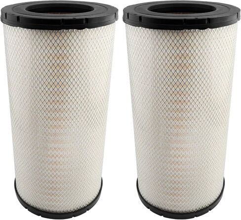 RS3534 Baldwin Engine Air Filter 25.2''x12.8'' Compatible with Peterbilt 378 379 388 Kenworth W900 Western Star 4900 EX FA SA Replaces AF25248 LAF3302 46863 6863 6863 TR518（2 Pack） in Saudi Arabia