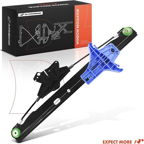 A-Premium Rear Left Driver Side Electric Power Window Regulator Without Motor Compatible with Volkswagen Tiguan 2009-2018, Tiguan Limited 2017-2018 in Saudi Arabia