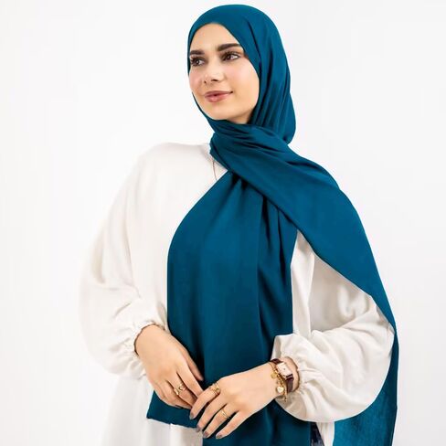 وشاح رأس حجاب جيرسي مودال مخيط مسبقًا ومخيط مسبقًا للنساء المسلمات in Kuwait