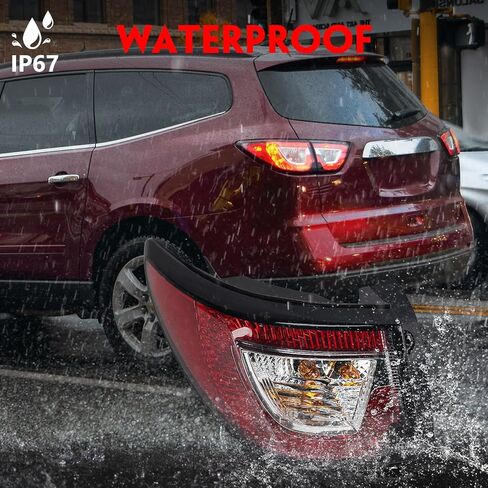 Huray ضوء الذيل الخارجي الأيسر مناسب لسيارة Chevy Traverse 2013-2017، LH الضوء الخلفي OE نمط مصباح الفرامل الخلفي لاستبدال مصباح الفرامل 84266019 23301756 GM2804112 جانب السائق in Kuwait