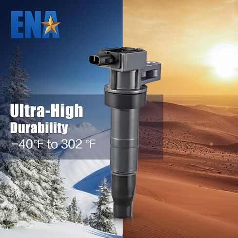ENA Set of 6 Ignition Coil with 6 Iridium Spark Plug Compatible with Hyundai Kia Azera Genesis Coupe Santa Fe XL Cadenza K900 Sedona Sorento 3.3L 3.5L 3.8L V6 Replacement for UF546 C15442 73013C010 in Saudi Arabia