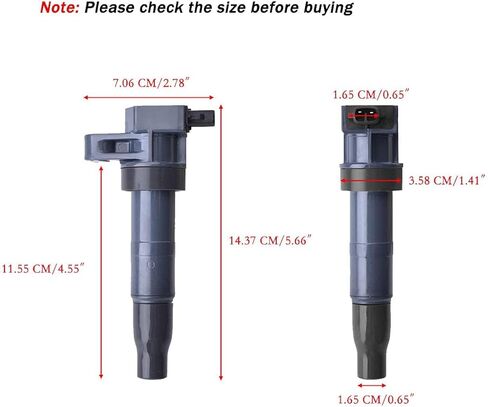 ENA Set of 6 Ignition Coil with 6 Iridium Spark Plug Compatible with Hyundai Kia Azera Genesis Coupe Santa Fe XL Cadenza K900 Sedona Sorento 3.3L 3.5L 3.8L V6 Replacement for UF546 C15442 73013C010 in Saudi Arabia
