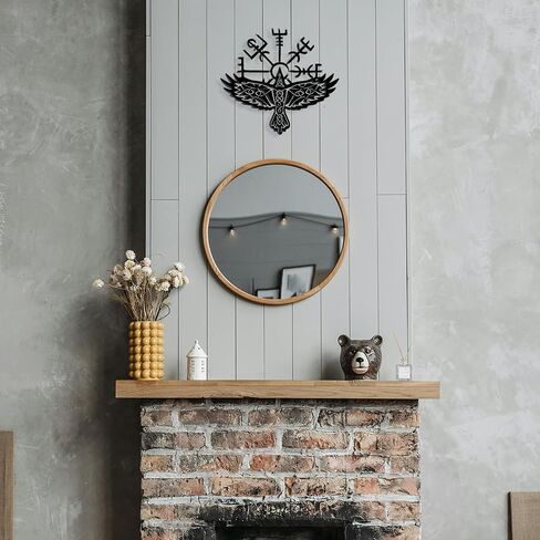 Metal Nordic Crow Decor – Premium Viking and Raven Wall Art – Unique Gothic and Crow Accents for Home & Kitchen in Saudi Arabia