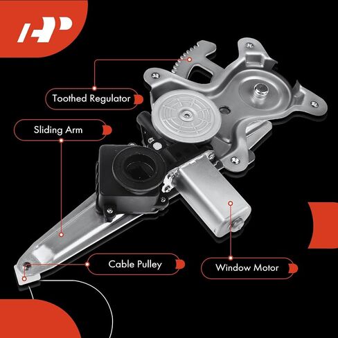 A-Premium Electric Power Window Regulator with Motor Compatible with Lexus ES350 2007-2012 Sedan Rear Right Passenger Side in Saudi Arabia