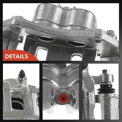 A-Premium Disc Brake Caliper Assembly with Bracket Compatible with Select Hyundai Models - Veracruz 2007 2008 2009 2010 2011 2012, V6 3.8L - Front Right Passenger Side in Saudi Arabia