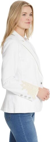 Jessica Simpson Women's Fitted Blazer with Single Button Front and Notch Collar Lapel Standard in Saudi Arabia