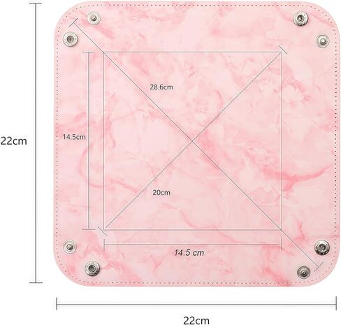 منظم تخزين سطح المكتب من siduater Valet Tray - صينية من الجلد النباتي بجانب السرير وحامل العلبة منضدة لجهاز التحكم عن بعد، والساعة، والمفاتيح، والهاتف، والمحفظة، والعملة المعدنية، والمجوهرات، باللون الوردي الحجري in Kuwait