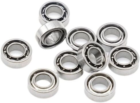 10Pcs 3x6x2 mm SMR63 Open Bearing Stainless Steel Ball Bearing ABEC-9 Fishing Reel Bearing in Saudi Arabia
