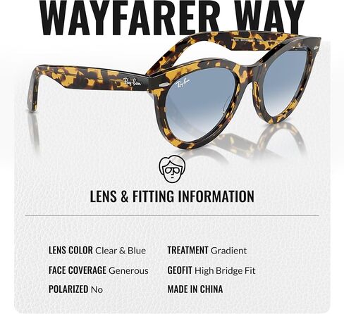 نظارات شمسية راي بان RB2241 WAYFARER WAY دائرية الشكل للرجال والنساء مع مجموعة نظارات RAYBAN الرسمية in Kuwait