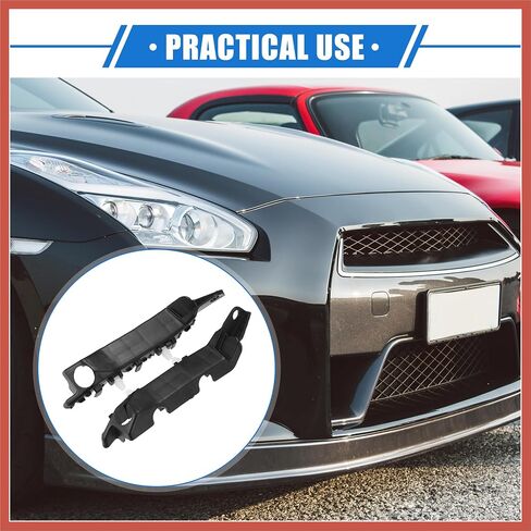 ACROPIX زوج واحد من دعامات الصدمات تدعم غطاء الحاجز متوافق مع Hyundai Elantra 2011 2012 2013، قطع غيار السيارات من البلاستيك الأسود المتين الأمامي الأيسر الأيمن in Saudi Arabia