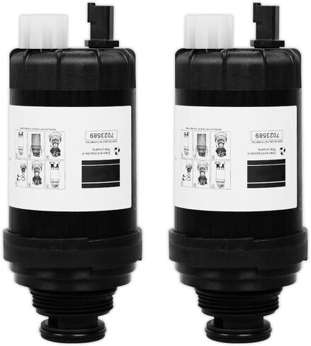 7023589 Fuel Filter Water Separator Replace Compatible with 7400454 Bobcat Loaders S450 S510 S530 S550 S590 S650 S740 S770 S850 T450 T595 T650 T740 T770 T870 A770 Excavator E32 E35 (Set of 2) in Saudi Arabia