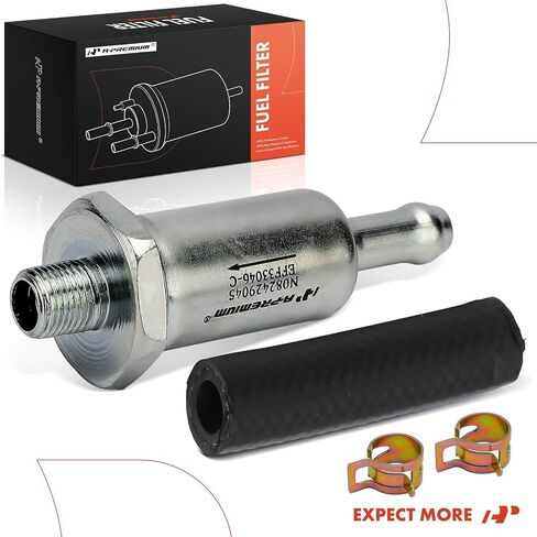 فلتر الوقود الممتاز متوافق مع Ford F-150 F150 1976، F-250 F250 1964-1976، F-350 F350 1964-1974/1976، F-500 F500 1975-1977، Mustang 1966-1973/1979-1982، Fiesta 1978-1980 ولينكولن وجيب in Saudi Arabia