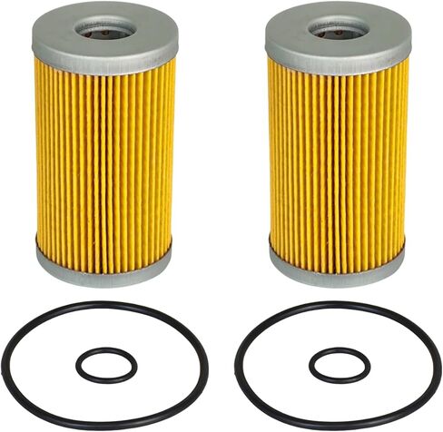 2X Fuel Filter T111383 3702815M1 129100-55650 Compatible with Massey Ferguson 1125 1140 1145 1165 1240 Compatible with Yanmar 3TN82E 3TN82TE 3TN84E 4TN82E Compatible with John Deere 4500 4600 in Saudi Arabia