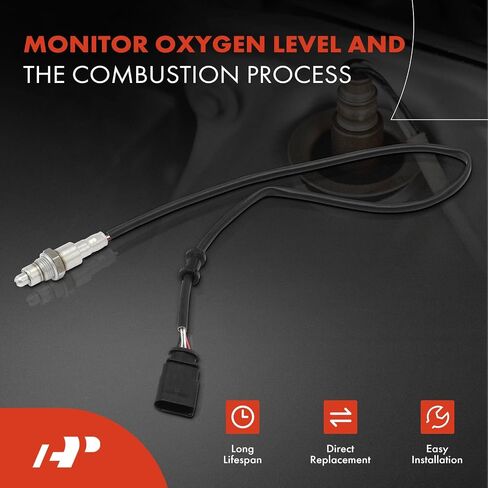 A-Premium Upstream and Downstream O2 Oxygen Sensor Compatible with Volkswagen Golf R 2015-2018, Atlas 2018-2021, Atlas Cross Sport, GTI & Audi A3, A3 Quattro, TT Quattro, S3, TTS Quattro, 2-PC Set in Saudi Arabia
