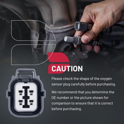 BDFHYK Oxygen Sensor Downstream O2, Compatible with Acura 2001-2003 CL, EL, NSX, TL, Compatible with Honda Accord, Civic, Prelude 1990-1993 234-4621 Replacement 1PCS in Saudi Arabia
