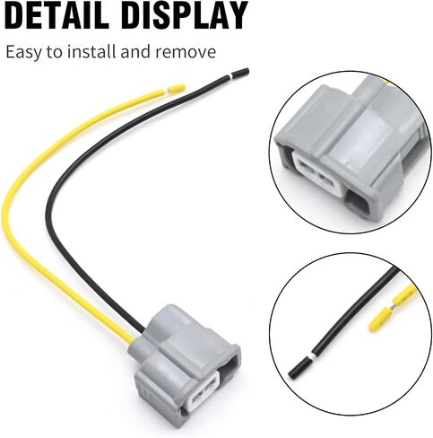4 Pack 23250-22020 Fuel Injector Connector Plug Harness, Replacement for Toyota Corolla Avensis Celica Rav4 1.8L 1998-2004 Engine, Replaces 23250-22070 23209-39015 23250-22030 in Saudi Arabia