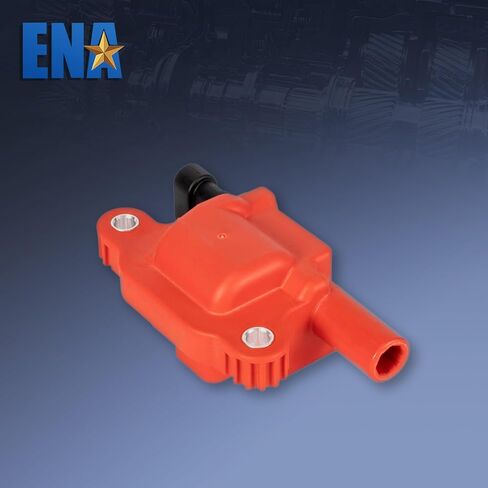 ENA 8 Red Square Ignition Coil Pack with Platinum Spark Plug Compatible with Chevrolet GMC Buick Tahoe Colorado Impala Canyon Envoy Allure Rainier Express 2007 2008 2009 2010 2011 2012 2013 2014 2015 in Saudi Arabia