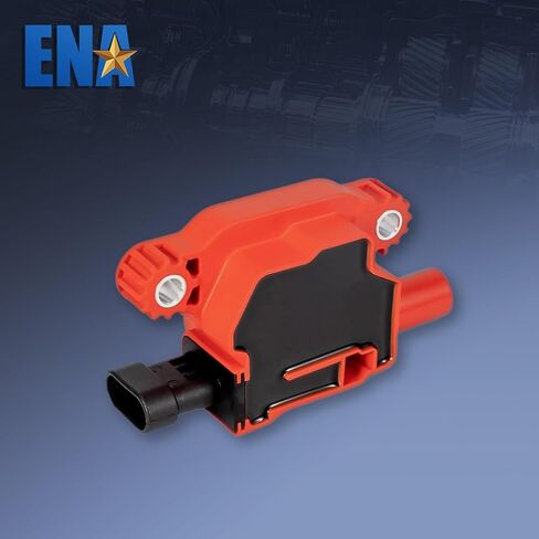 ENA 8 Red Square Ignition Coil Pack with Platinum Spark Plug Compatible with Chevrolet GMC Buick Tahoe Colorado Impala Canyon Envoy Allure Rainier Express 2007 2008 2009 2010 2011 2012 2013 2014 2015 in Saudi Arabia