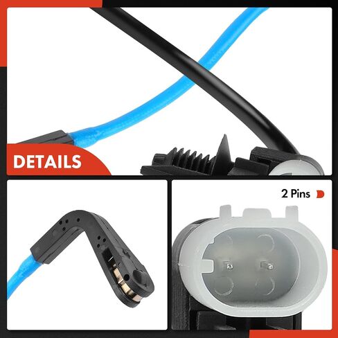 A-Premium Front Driver and Passenger Brake Pad Wear Sensor Compatible with Jaguar XF 2018-2024, XE 2018-2020, 2.0L 3.0L 5.0L, 2-PC Set - Replace# T2H23971, T2H8398 in Saudi Arabia