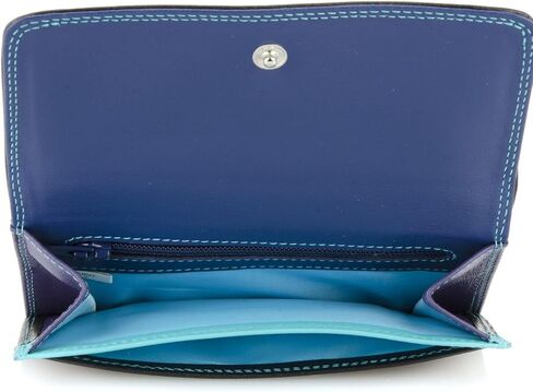 mywalit Double-Flap Wallet Leather Purse | 6 Credit Card Slots | ID Window, Coin Pockets & Pen | Sangria Multi | Classy & Compact Accessory for Men & Women | Perfect for Everyday Use in Kuwait