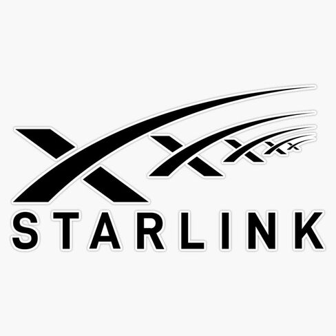ملصق Starlink ملصق مصد الصدمات من الفينيل مقاس 5 بوصات in Saudi Arabia