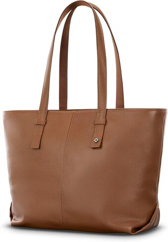 Samsonite Mobile Solution 2 Leather Tote Bag - Cognac in Kuwait