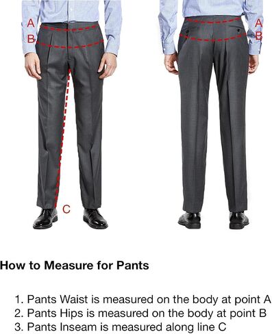 HBDesign Mens Classic Slim Fit Flat Front Straight Iron Free Trousers Stripe Color in Saudi Arabia