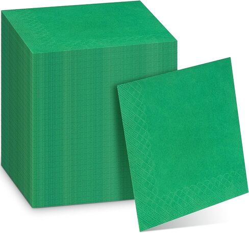 Teling 100 Pcs Christmas Paper Napkins Disposable Red Green Napkins for Christmas Holidays Wedding Home Luncheon Reception Tea Party Dining Supplies Xmas Party Decorations in Saudi Arabia