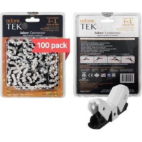 I-Type Wire Connector [I-2H] NO Need to Peel NO-Splice NO-Tape and Water Resistant Easy and Fast Electrical Insulated Wire Terminals AGW 19~18 (0.75)10A [100 PCS] in Saudi Arabia