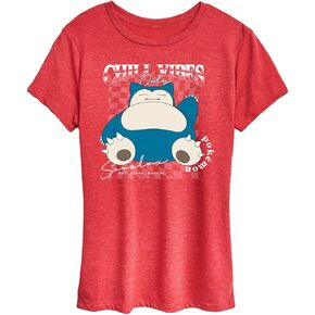 Pokémon - Snorlax Chill Vibes - Women's Short Sleeve Graphic T-Shirt in Saudi Arabia