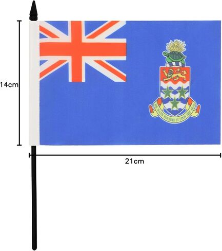 AZ FLAG Guyana Table Flag 4'' x 6'' - Guyanese Desk Flag 15 x 10 cm - Black Plastic Stick and Base in Saudi Arabia