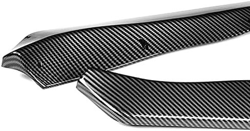 EPARTS 3 Pieces Style Front Bumper Lip Spoiler Splitter Chin Side Body Kit Trim Protection Compatible with 2003-2005 Nissan 350Z Z33 (Painted Carbon Fiber Style) in Saudi Arabia
