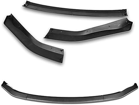 EPARTS 3 Pieces Style Front Bumper Lip Spoiler Splitter Chin Side Body Kit Trim Protection Compatible with 2003-2005 Nissan 350Z Z33 (Painted Carbon Fiber Style) in Saudi Arabia