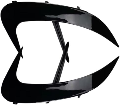 Riloer Bumper Splitter Cover, 2 PCS Car Rear Bumper Spoiler Air Vent Cover Trim, Compatible with Mercedes-Benz C-Class W206 C200 C220 C260 C300 AMG 2022-2024 (Carbon Fiber Look Finish) in Saudi Arabia
