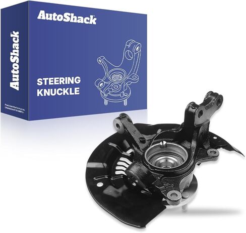 AutoShack Front Left Steering Knuckle for 2011-2017 Toyota Sienna 2.7L 3.5L V6 AWD FWD | Driver Side | 5-Lug | Wheel Bearing Hub Assembly Replacement KN798441 in Saudi Arabia