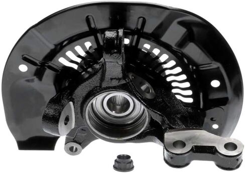 AutoShack Front Left Steering Knuckle for 2011-2017 Toyota Sienna 2.7L 3.5L V6 AWD FWD | Driver Side | 5-Lug | Wheel Bearing Hub Assembly Replacement KN798441 in Saudi Arabia