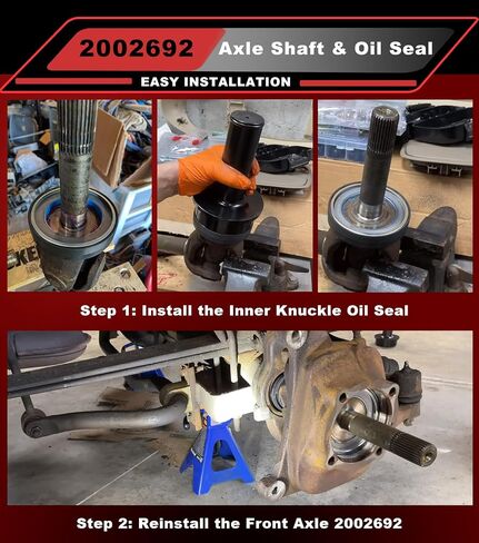 2002692 عمود المحور الخارجي DANA 60 ومجموعة ختم زيت المفصل الداخلي لـ Ford 1998-2004 F250 F350 F450 Excursion Dana 50/60 Front 2002692 المحور الخارجي 50491 ختم (عبوتان) in Saudi Arabia