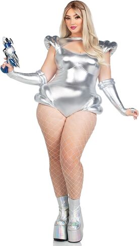 Leg Avenue womens 2 Pc Cosmic Cutie Halloween Costume With Fingerless Gloves in Saudi Arabia