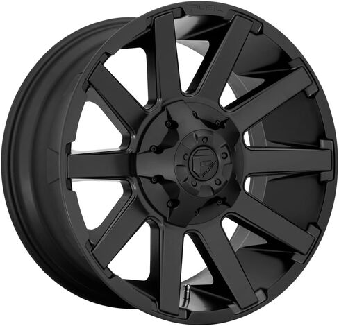 FUEL OFF-ROAD D615 CONTRA 20X9, 5X5.0/5.5, 5.79, 20mm GLOSS BLACK MILLED - D61520905757 in Saudi Arabia