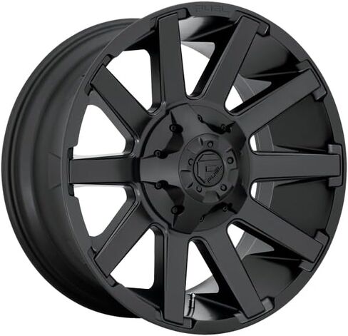 FUEL OFF-ROAD D615 CONTRA 20X9, 5X5.0/5.5, 5.79, 20mm GLOSS BLACK MILLED - D61520905757 in Saudi Arabia